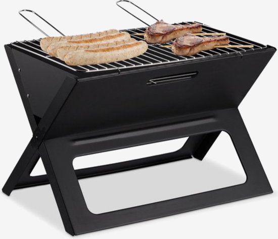 Draagbare opvouwbare barbecue -BBQ-Houtskoolbarbecue van Merkloos