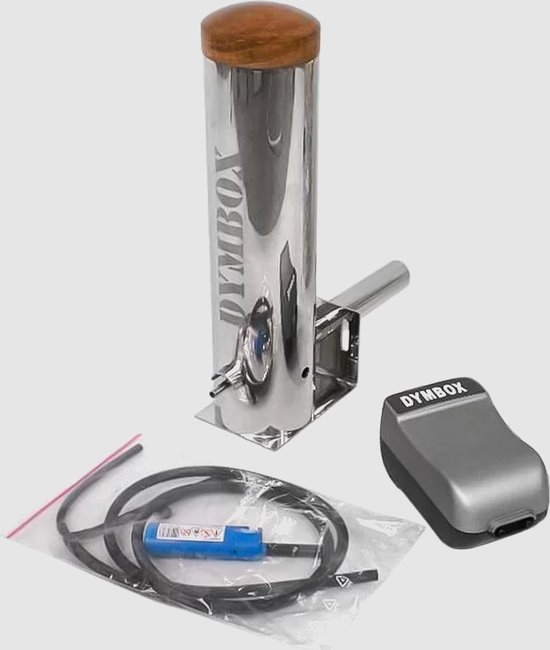 Dymbox 1,3L koud rookgenerator (Nu incl. 5 KG rookhout, luchtpomp) voor rookovens rookkasten en BBQ ( cold smoker ) koud rook generator CSG van Dymbox