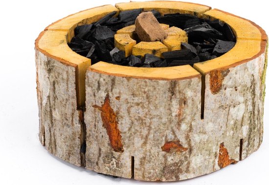 Ecogrill maat XL 24x24cm - Ecologische wegwerp barbecue / Milieuvriendelijke wegwerp bbq - eenmalig gebruik van Ecogrill