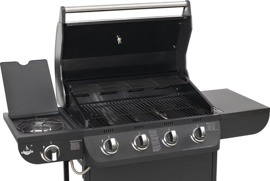 El Fuego Columbus 4.1 gasbarbecue - Zwart - Grilloppervlak 68x41 cm - Gas - Barbecue van Merkloos