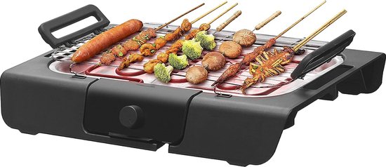 Electrische bbq - barbecue - 2000W - incl grillrooster & lekbakken van Tristar