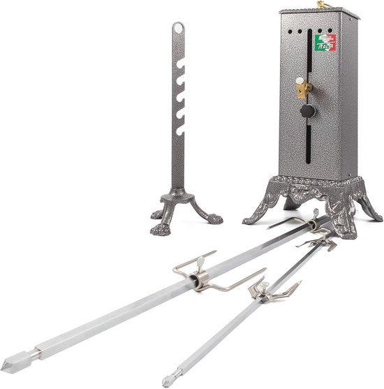 Elektrisch Draaispit voor Barbecue en Open Haard - 25W, 20 kg Capaciteit, 3,5 RPM van Turnbrochetta