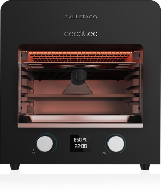 Elektrische Barbecue Cecotec Txuletaco 8000 Inferno 850ºC 2200W Zwart