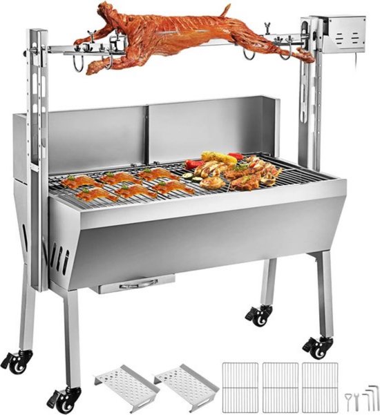 Elektrische BBQ - Rotisserie Grill - Grill Roosteren - Camping Barbecue - BBQ- Draaispit van $