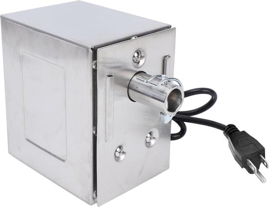 Elektrische Rotisserie Spit Motor 45W - RVS - Universeel - BBQ Motor 250kg - Vervanging voor Varken Geit Kip - Rotisserie Roaster - Heavy Duty EU-stekker van Directalpine