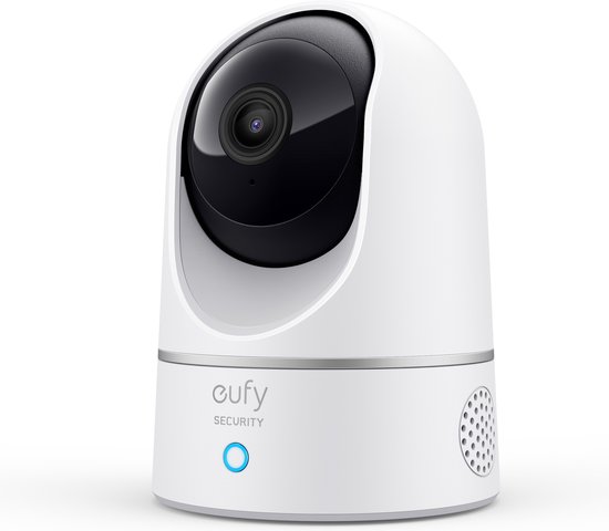 Eufy Pan & Tilt 2K Indoor Beveiligingscamera voor binnen - Bedraad - Wit van Eufy