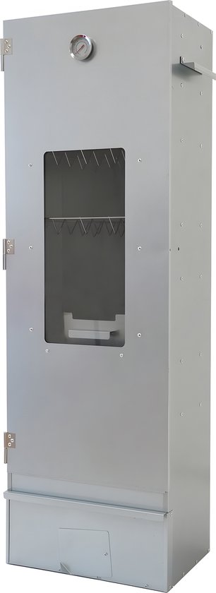 EuroCatch - Rookoven - Big One - Rookkast - 120x44x28cm - Incl. Thermometer - Rookhaken - RVS Roosters - Zeer Compleet - Smoker Met Gebruikshandleiding van Merkloos