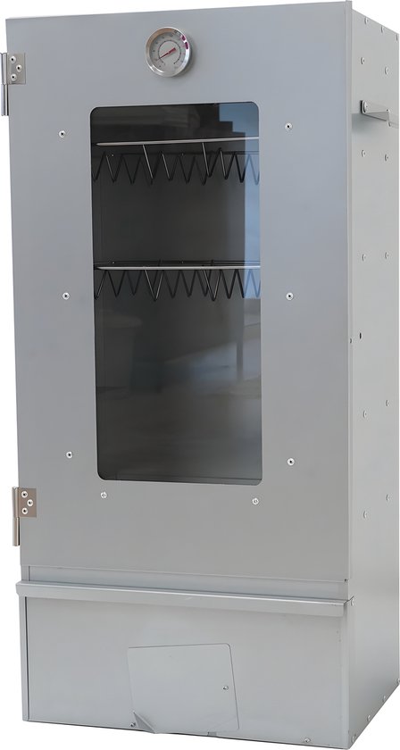EuroCatch Rookoven - Rookkast- Magnum - 81x44x28cm - Incl. Thermometer - Rookhaken - RVS Roosters- Zeer Compleet - Smoker van Eurocatch