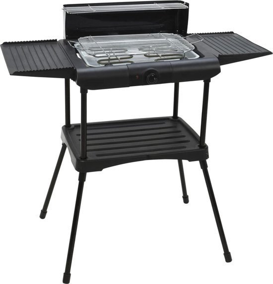 Excellent Electrics Elektrische Barbecue - Grilloppervlak (LxB) 36x24 cm - 2000W - Zwart van Excellent Electrics