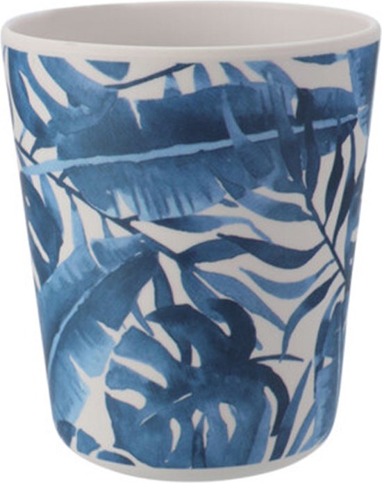 Excellent Houseware drinkbeker - kunststof/melamine - met print - 9 x 11 cm - 440 ml van Excellent Houseware