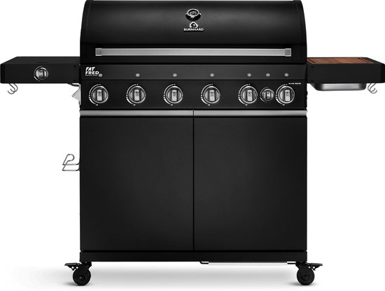 Fat FRED | 6-Brenner Gasgrill Deluxe Black Edition - Series 3 - NL