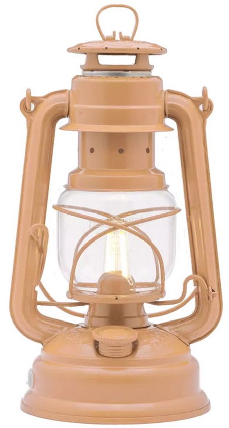 Feuerhand - LED Stormlamp 276 soft perzik van Merkloos