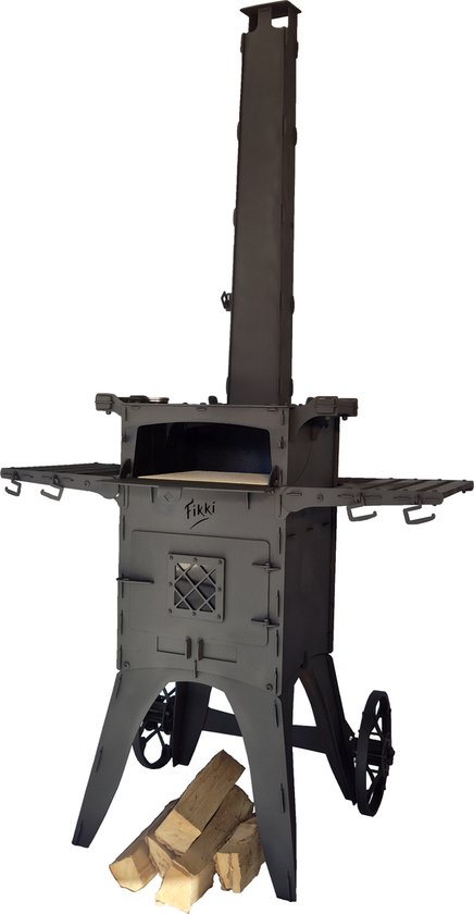 Fikki Outdoor Oven Classic de Luxe - Black van Merkloos