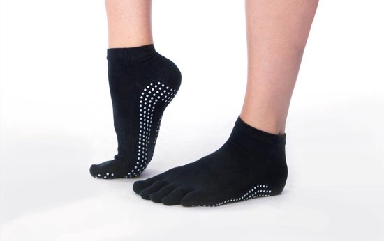 Finnacle - Zwarte antislip sokken voor Yoga, Pilates en Piloxing van Finnacle