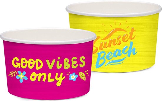 Folat - Summer - Snoepbakjes - 200ml - 5 stuks van Merkloos