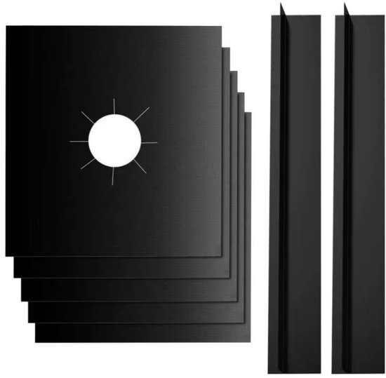 Fornuis beschermers | 4 stuks van Merkloos