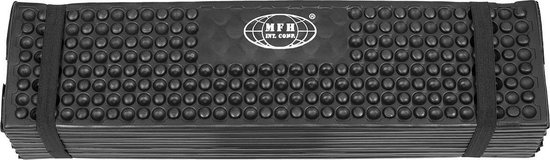 Fox Outdoor - Thermisch isolerend kussen - Opvouwbare zitmat - zwart - 180 x 58 cm. van Fox Outdoor