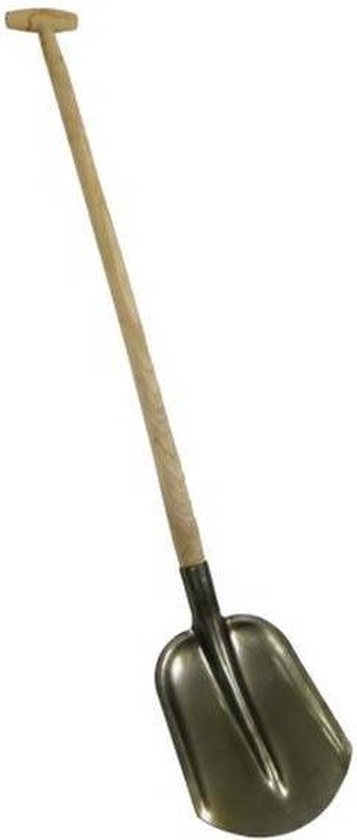Gardenline - Stalen Bats  -  Schop - 000 - Met Houten Steel 135cm van Gardenline