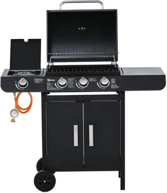 Gas bbq - bbq - Barbecue - Grill apparaat - Grill - Camping - 110 x 50 x 100 cm van Merkloos