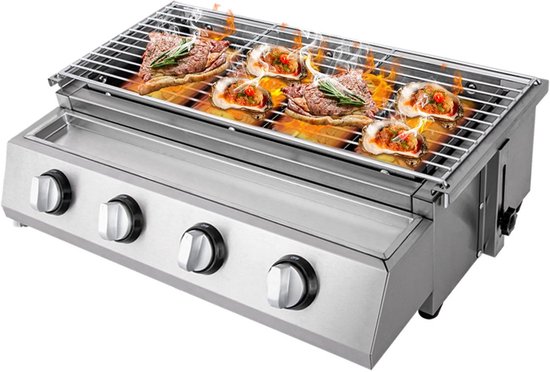 Gas bbq - buitenkeuken - RVS - Barbecue - barbeque - barbecues - gas - familie - eten gezelligheid van MAXXgarden