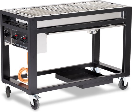 Gasbarbecue 'Europa' - HENDI - 21,6kW - 1260x580x(H)900mm - HENDI 700051 - Horeca & Professioneel van Hendi