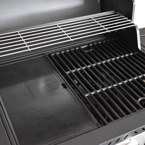 Gasbarbecue FIDGI 3 met sideboard van Merkloos