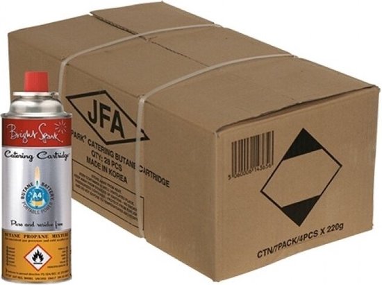 Gascontainer, 28 stuks van Merkloos