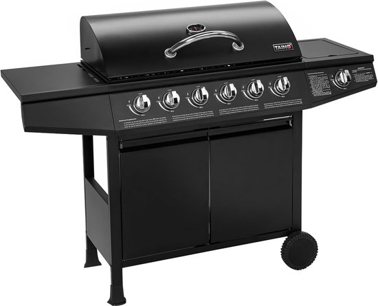 Gasgrill met Zijbrander voor Buiten - Perfect voor Tuin en Terras van Merkloos