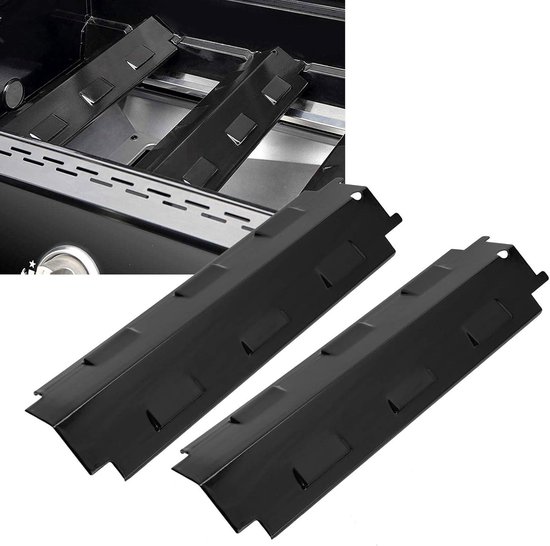 Gasgrill Warmteplaat 14.6in Universele Roestvrijstalen Warmteplaat Schild - Vervangende Onderdelen Voor Gas Grill - BBQ Warmte Tent - 463230710 463320109 van Unicook