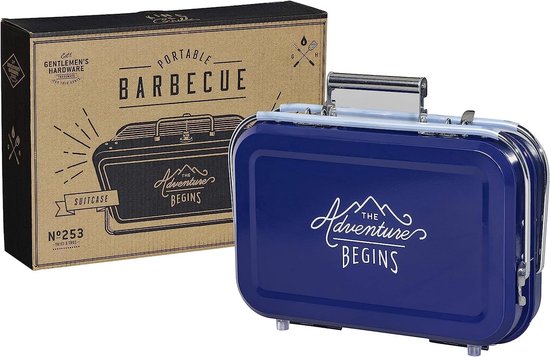 Gentlemen's Hardware Draagbare BBQ - Blauw van Merkloos