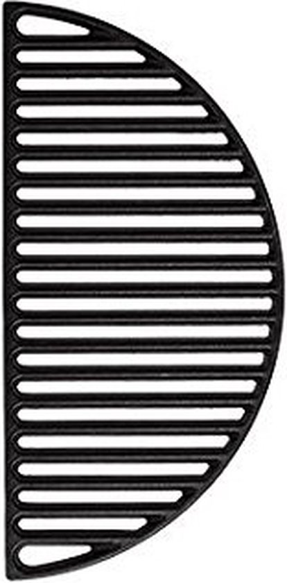 Gietijzeren rooster - half rond - XXL 55 cm van Merkloos
