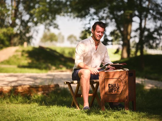 Goldstream Opvangbak cortenstaal van Adezz