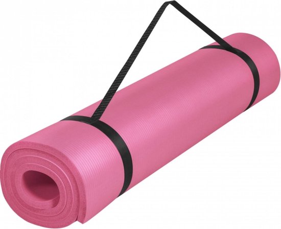 Gorilla Sports - Yogamat Deluxe 190 x 60 x 1,5 cm - Yoga mat - Fuchsia van Gorilla Sports.