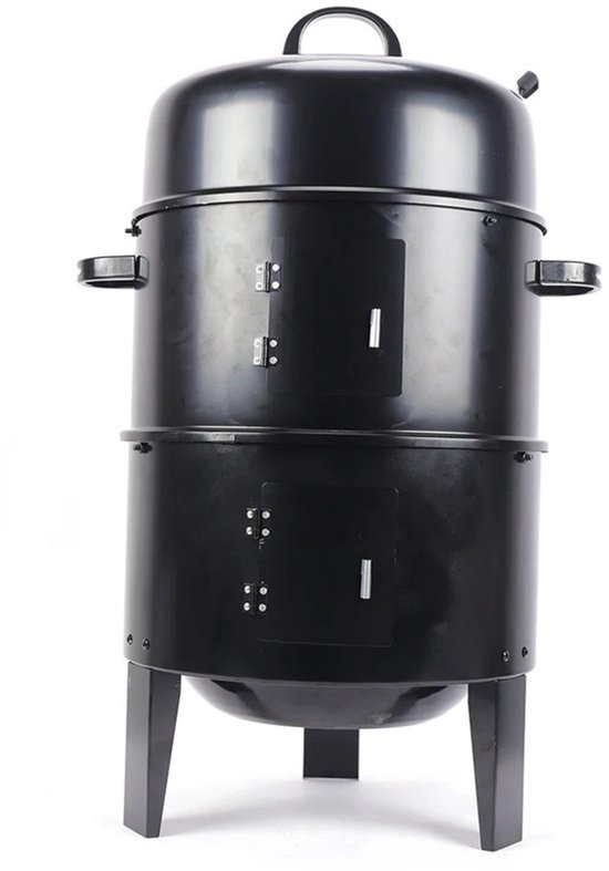 Gran VidaÂ® - Barbecue Smoker - met Thermometer - Dubbellaags - Verstelbare Luchttoevoer van Gran Vida