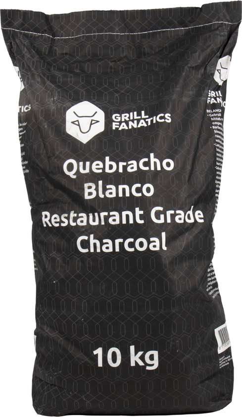 Grill Fanatics White Quebracho Restaurant Charcoal - Barbecue - 10 kg van Grill Fanatics
