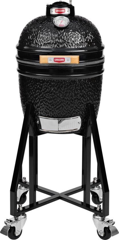 Grill Guru Kamado Barbecue Entry Compact ø33cm / ø13inch - tafelhoogte - Zwart van Merkloos