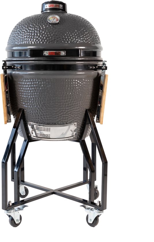 Grill Guru Kamado Barbecue Original Large ø47cm / ø18,5inch - Compleet - Grijs van Grill Guru