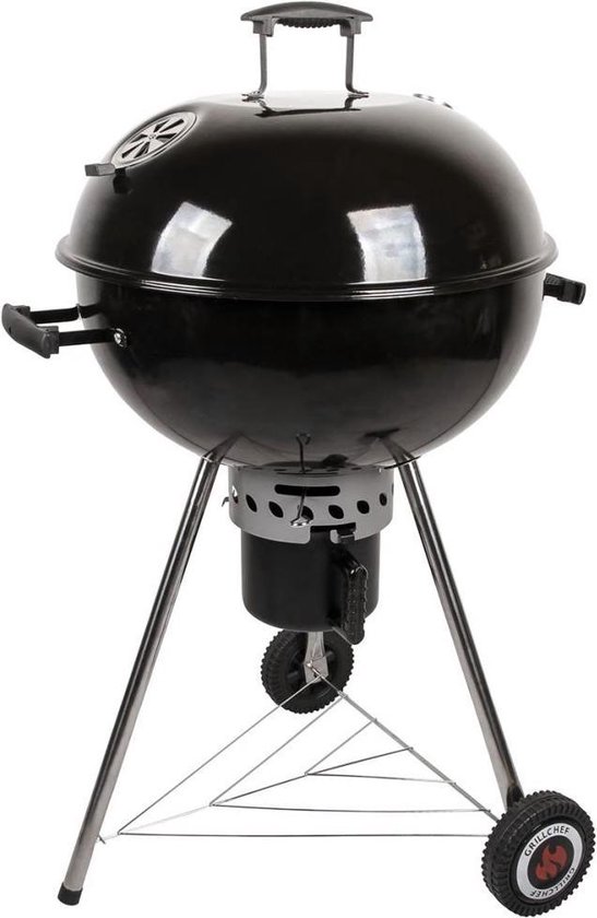 Grillchef Ketel houtskoolbarbecue 53.5 cm zwart 11100 van Grillchef