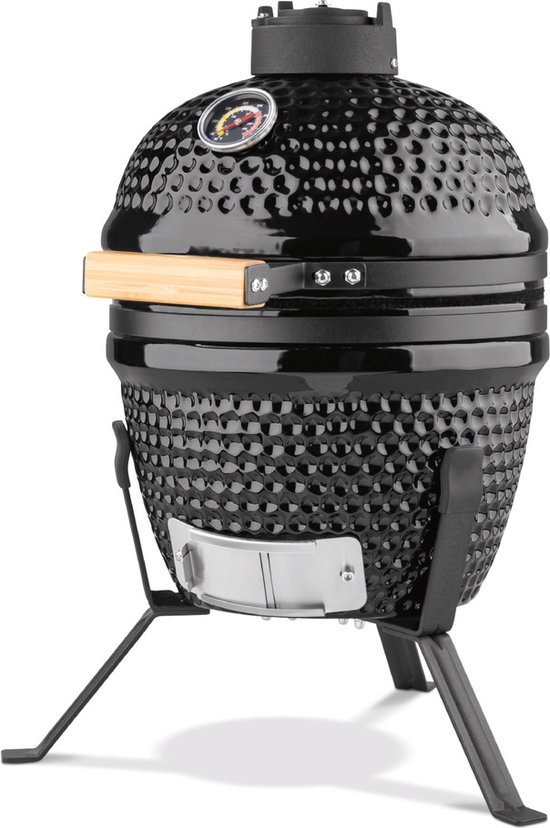 GRILLMEISTER Grill Egg keramische barbecue - Grilloppervlak: Ø26,5 cm - Temperatuurbereik: 110-370 °C