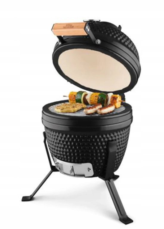 GRILLMEISTER Keramische Houtskoolgrill - 26,5 x 26,5 cm van Merkloos