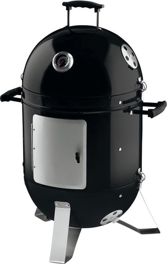 GRILLMEISTER Rookoven Ø40 cm - smoker - smoker bbq - bbq houtskool - bbq set - rookkast - rookton van GRILLMEISTER