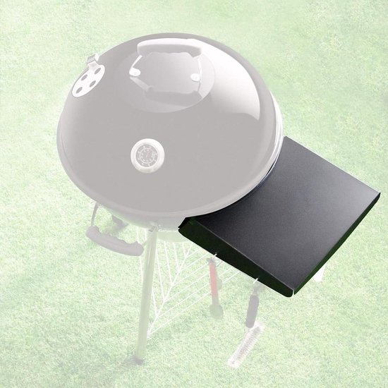 Grilltafel plank voor Weber 47cm - Houtskool Grills Vervanging - Outdoor Stalen BBQ Tafel - Vouwen 47cm Waterkoker Houtskool Grill Onderdelen van Merkloos