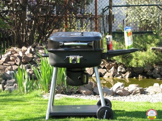 Grote Houtskoolgrill met Deksel - 18kg - MG927 van Merkloos