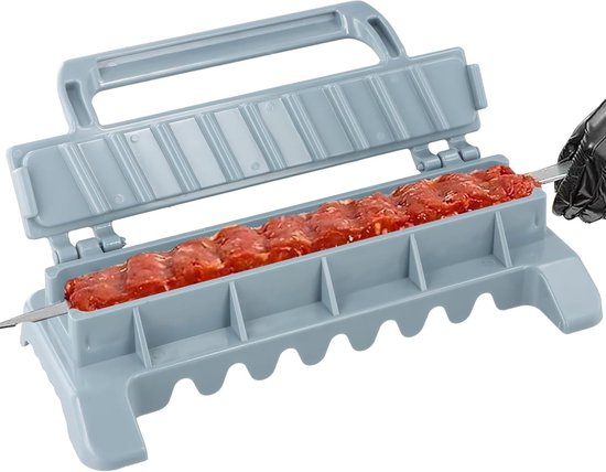 Handmatige Kebab Maker voor Kebab Spiesen, Draagbare Plastic Grill Accessoire voor Thuis en Kamperen, Ideaal voor BBQ en Feestjes