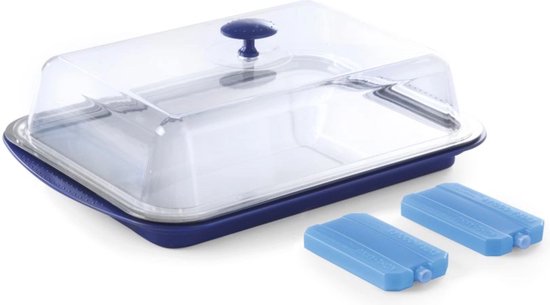 Hendi Buffet Display met Deksel - Gekoeld - 430x290x(H)150mm van Hendi