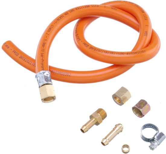 Hendi Gasslang voor barbecue - Geschikt voor bak-, grill- en roast-modellen - Duurzaam en flexibel van Hendi