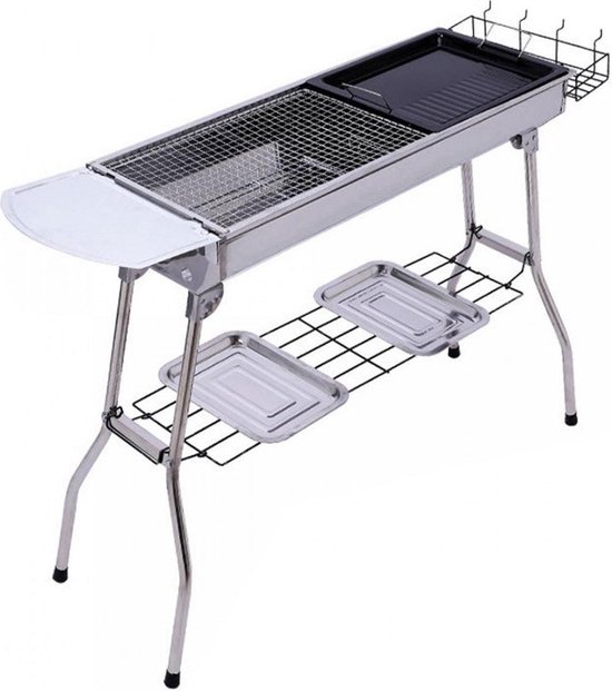 Herzberg HG-8112: Barbecue Grill with Carry Bag
