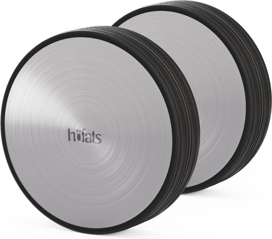 Höfats - Fire Kitchen Wiel voor Buitenkeuken Set van 2 Stuks - Glas - Zilver van Höfats