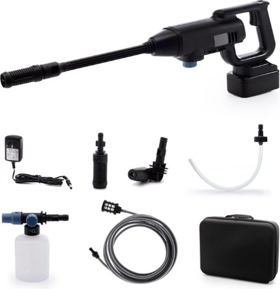 Hogedrukreiniger Auto - Terrasreiniger - Hogedrukspuit - Hogedrukspuit Accu - Hogedrukspuit Met Accu - Terrasreinigers - Fietsreiniger - Accu Hogedrukreiniger - Draadloze Hogedrukreiniger - Draagbare Hogedrukspuit - 3 Traps Instelbaar van MaxxGarden