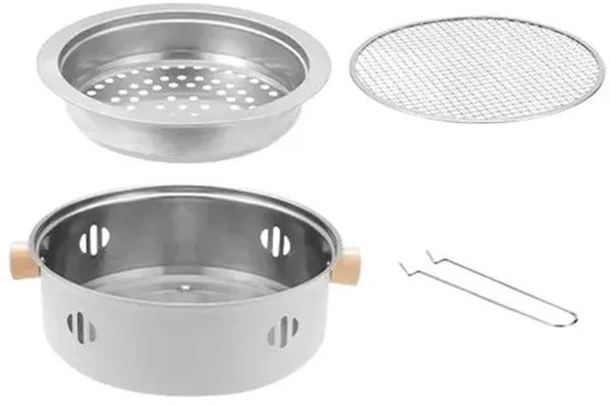 Home & Marker - Tafel BBQ - Mini BBQ - Draagbare BBQ - Camping BBQ - Mini Grill - Tafelbbq - Mini Barbecue - GRILLSTER van Home & Marker